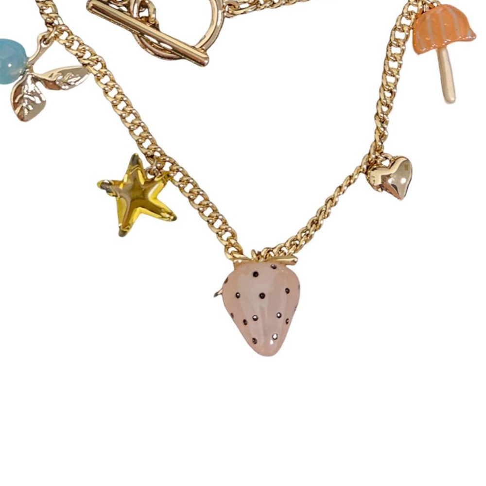 Coach Gold Charm Bracelet with Colorful Accents - Picture 3 of 6